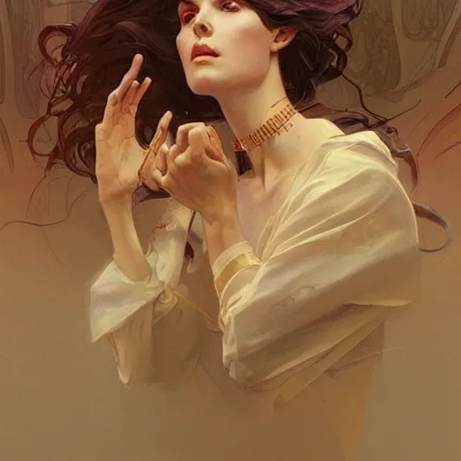 Image similar to human consciousness, highly detailed, digital painting, artstation, concept art, sharp focus, illustration, art by artgerm and greg rutkowski and alphonse mucha