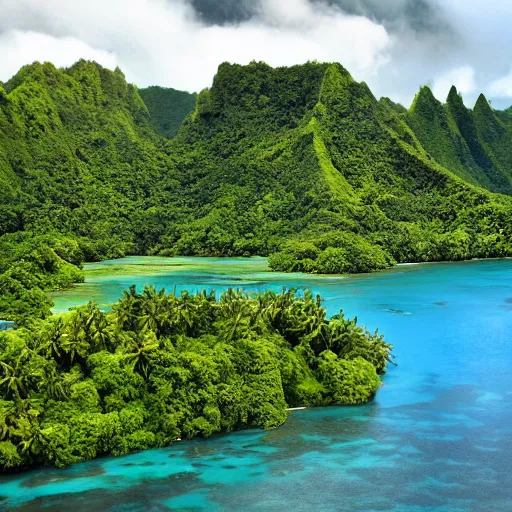 Image similar to samoa landscape, tropical, scenic