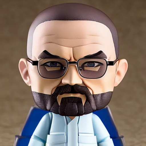 Prompt: Walter white nendoroid photo