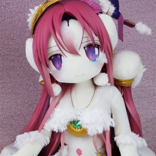 Image similar to cute fumo plush of the goddess of love, deity of affection