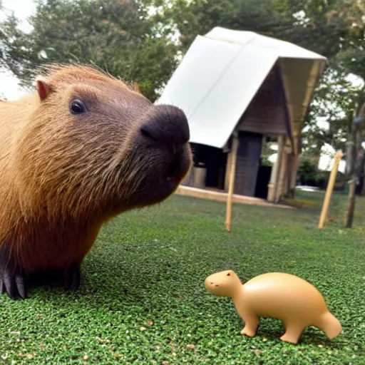 Image similar to capybaras nft by bored ape yacht club and matt groening