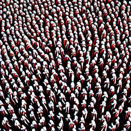 Image similar to hyperrealistic photography of highly detailed where's wally? by caravaggio wiew from above