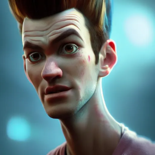 Prompt: hyperrealistic mixed media image of jimmy neutron, stunning 3 d render inspired art by istvan sandorfi and greg rutkowski, perfect facial symmetry, realistic, highly detailed attributes and atmosphere, dim volumetric cinematic lighting, 8 k octane extremely hyper - detailed render, post - processing, masterpiece,