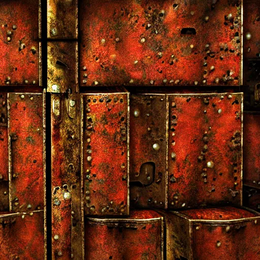 Image similar to 2 d rusted riveted metal, hd, 8 k, photoreal, best quality