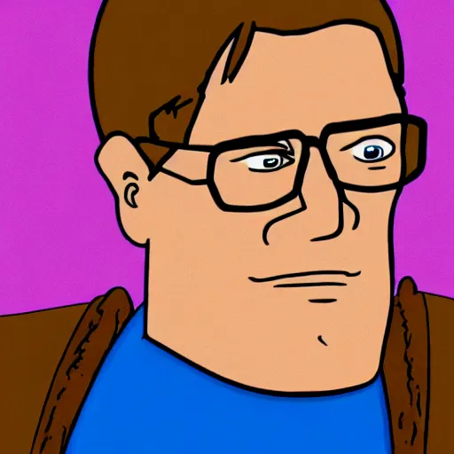 Image similar to Close-up portrait of Hank Hill