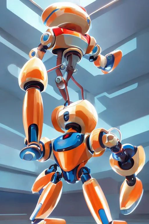 Image similar to metabots medabots medarotto medarot robot minimalist comics, behance hd by jesper ejsing, by rhads, makoto shinkai and lois van baarle, ilya kuvshinov, rossdraws global illumination ray tracing hdr radiating a glowing aura