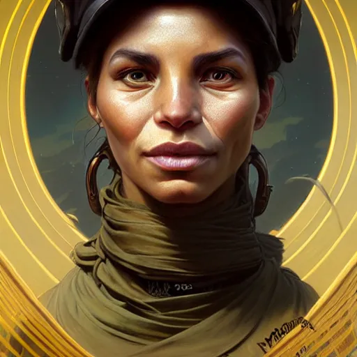 Image similar to portrait painting of a friendly tabaxi police officer, ultra realistic, concept art, intricate details, eerie, highly detailed, photorealistic, octane render, 8 k, unreal engine. art by artgerm and greg rutkowski and magali villeneuve and alphonse mucha