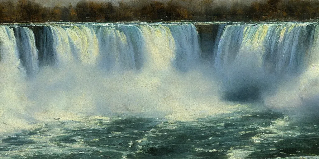 Image similar to niagara falls by richard schmid