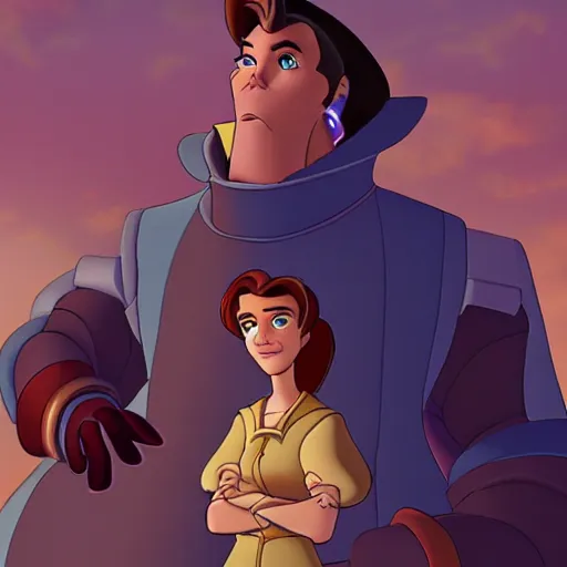 Image similar to Captain Amelia from Treasure Planet