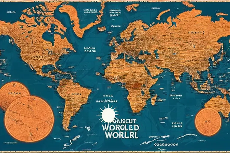 Prompt: accurate world map