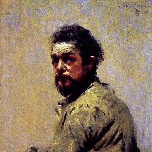 Prompt: chandler by ilya repin