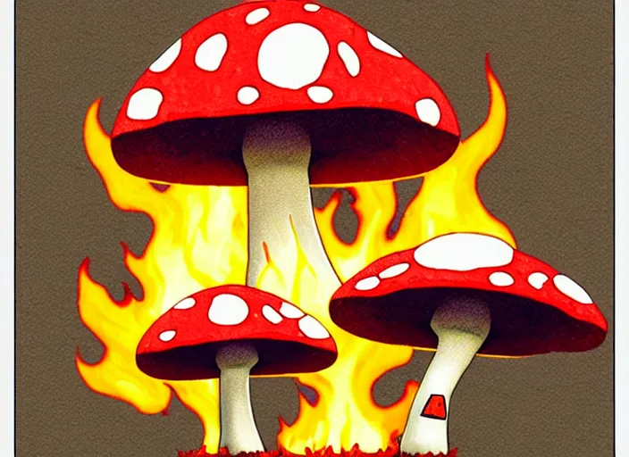 Image similar to mushroom firefighter