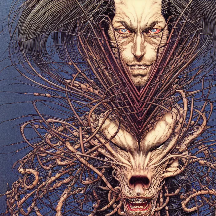 Prompt: portrait of crazy splinter, symmetrical, by yoichi hatakenaka, masamune shirow, josan gonzales and dan mumford, ayami kojima, takato yamamoto, barclay shaw, karol bak, yukito kishiro