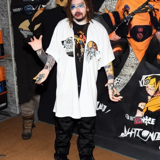 Image similar to post Malone cosplaying as Naruto