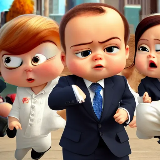 Image similar to Boss Baby Origins. Highly realistic. High resolution. Highly detailed. Dramatic. 8k.4k.