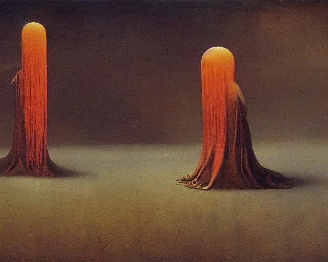 Image similar to change by beksinski, carrington, bosch, dali, barlowe, magritte