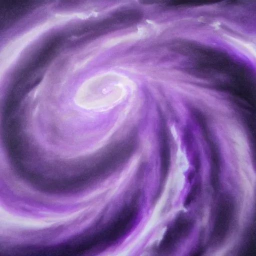 Prompt: purple tornado