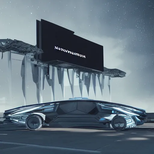 Prompt: sci-fi cars : wall near structure on : the coronation of napoleon painting : and digital billboard in the middle, in style of zaha hadid, suprematism composition, unreal engine 5, keyshot, octane, artstation trending, ultra high detail, ultra photo realistic, 8k, 16k, in plastic, dark, tilt shift,