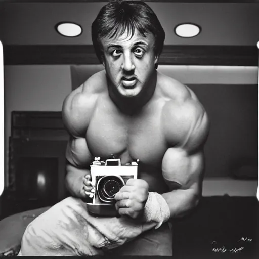 Prompt: orange!!! that looks like stallone, funny award - winning photo, rolleiflex tlr