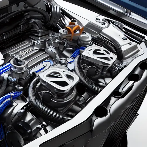 Image similar to zetec car engine, highly detailed, 8 k, masterpiece, super resolution.