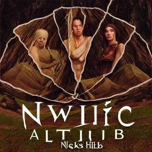 Image similar to an album cover for a neolithic era club hit