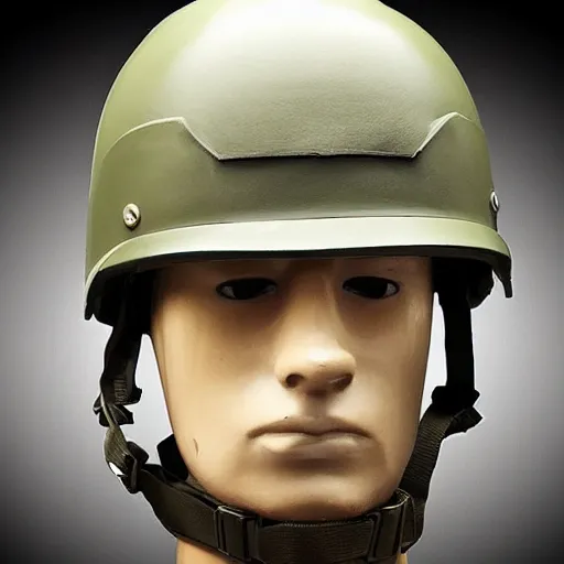 Image similar to agressive military Helmet