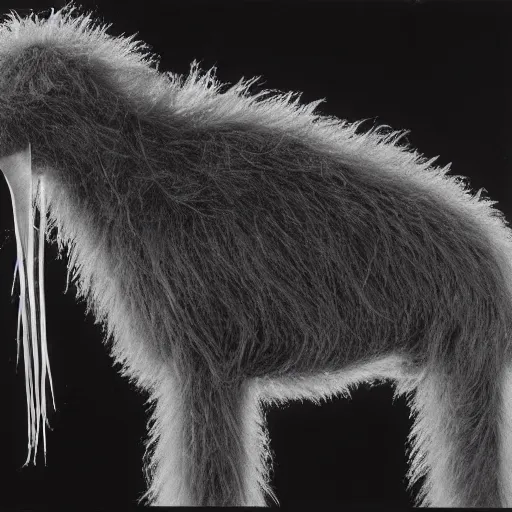 Prompt: x-ray photograph of Snuffleupagus