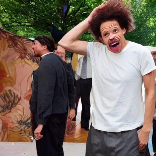 Prompt: eric andre making a goofy face