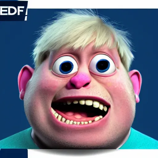 Image similar to boris johnson in monsters inc