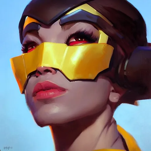 Prompt: Greg Manchess portrait painting of Bemma watson as Overwatch character, medium shot, asymmetrical, profile picture, Organic Painting, sunny day, Matte Painting, bold shapes, hard edges, street art, trending on artstation, by Huang Guangjian and Gil Elvgren and Sachin Teng