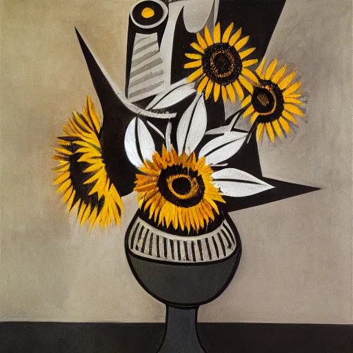 picasso sunflowers