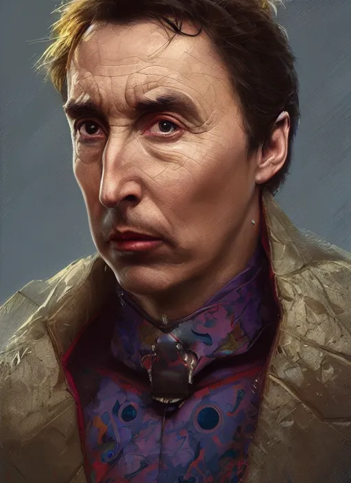 Prompt: Portrait Alan Partridge, marvel comics, dark, intricate, highly detailed, smooth, artstation, digital illustration by Ruan Jia and Mandy Jurgens and Artgerm and Wayne Barlowe and Greg Rutkowski and Frank Frazetta