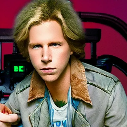 Prompt: Beck to the future