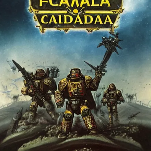 Prompt: fall of cadia, warhammer