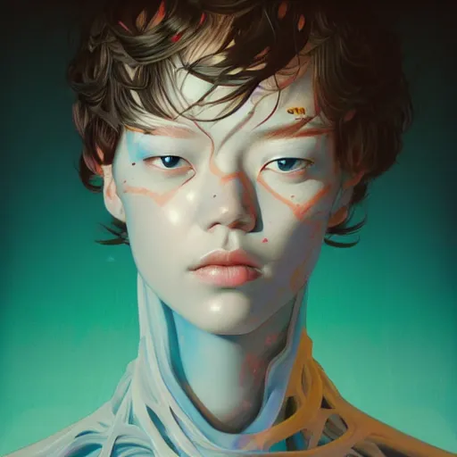 Image similar to citizen portrait soft light painted by james jean and erik jones, inspired by akira anime, smooth face feature, intricate oil painting, high detail illustration, sharp high detail, manga and anime 1 9 9 9