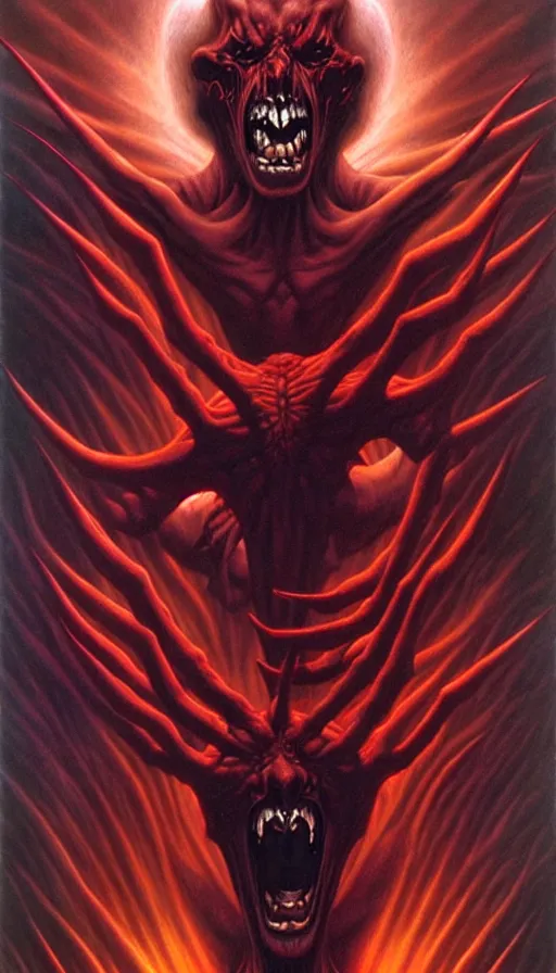 Image similar to rage, by gerald brom,