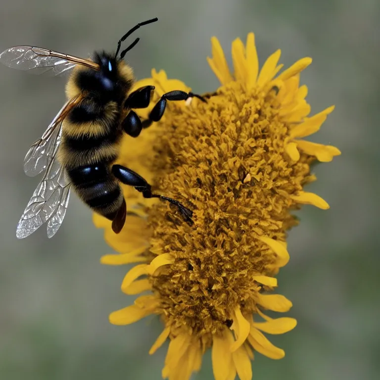 Prompt: extremely buff bee