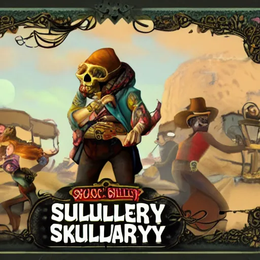 Image similar to skullduggery pleasant videogame