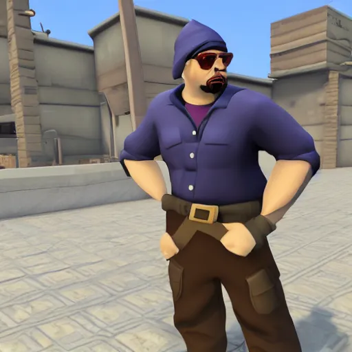 Image similar to sam hyde in team fortress 2, game screenshot