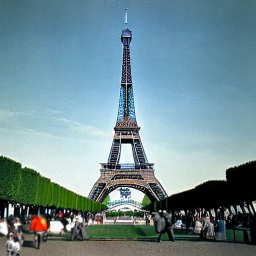 Prompt: The Eiffel tower redesigned by Albert Speer, Colour photograph, detailed, architecture