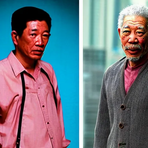 Image similar to asian morgan freeman, photo