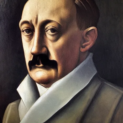 Prompt: hitler in davinci style painting