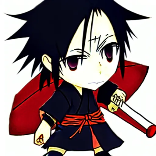 Image similar to uguu uwu chibi samurai Champloo