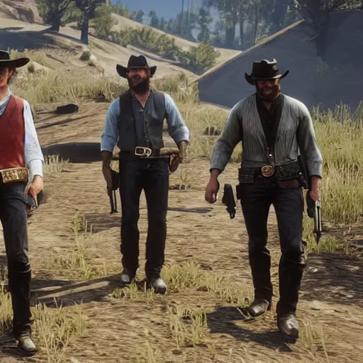 Image similar to xQc in red dead redemption 2