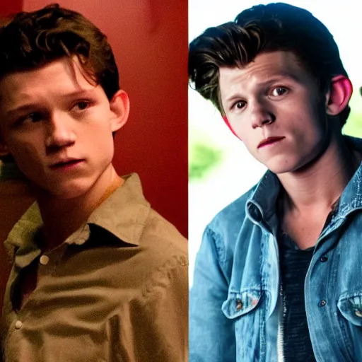 Image similar to tom holland as jason dean from heathera