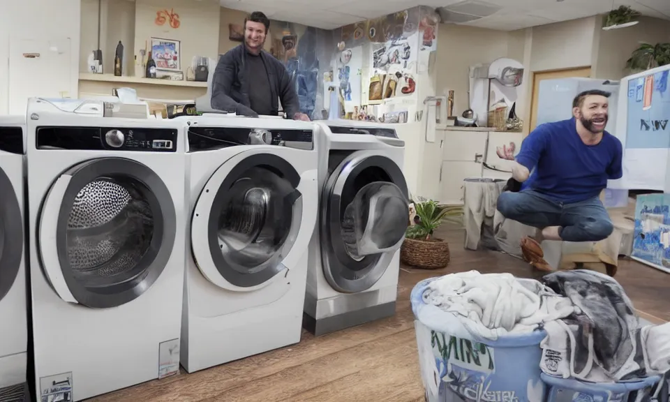 Image similar to photo of a tv show where you can win a washing machine