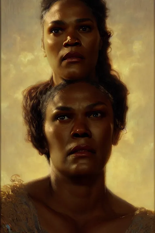 Prompt: a half body portrait of madea, high detail, cleary see face, by gaston bussiere, bayard wu, greg rutkowski, odd nerdrum, maxim verehin, dan dos santos, masterpiece, sharp focus, cinematic lightning