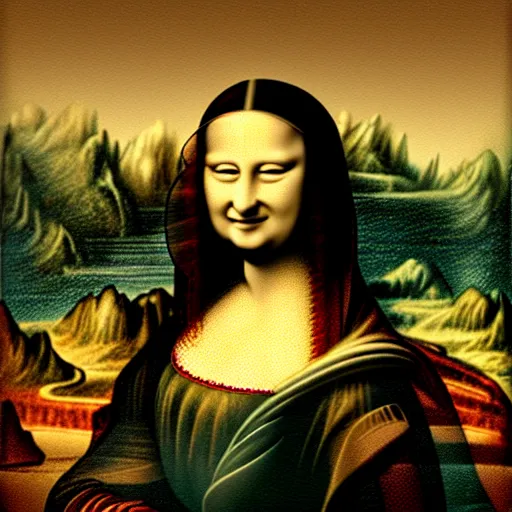 Image similar to chinese style portrait of a lady, mona lisa