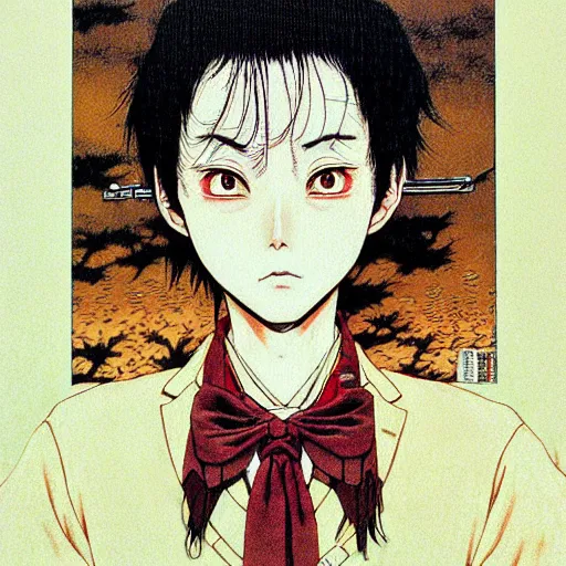 Prompt: prompt : portrait of taken character painted in miyazaki color style drawn by katsuhiro otomo and takato yamamoto, inspired by fables, china doll face, smooth face feature, intricate oil painting, high detail, sharp high detail, manga and anime 2 0 0 0