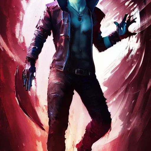 malcolmwopeロケットボーイ on Instagram: DANTE FANART - Been dabbling in Devil May  cry again. What great characters. Did a fan drawing of Dante's dmc 3  appearance. Also playing around with brushes on procreate